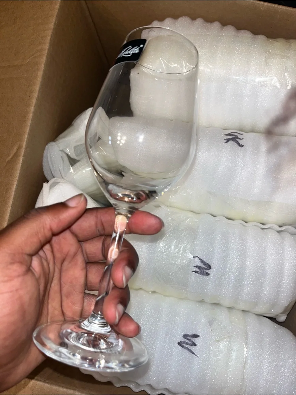 Riedel Clear Crystal Wine Glass - Transparent